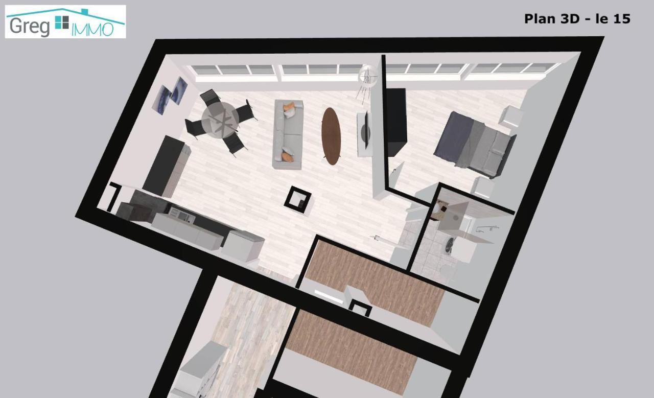 Le 15-GregIMMO-Appart'Hôtel Montbéliard Extérieur photo